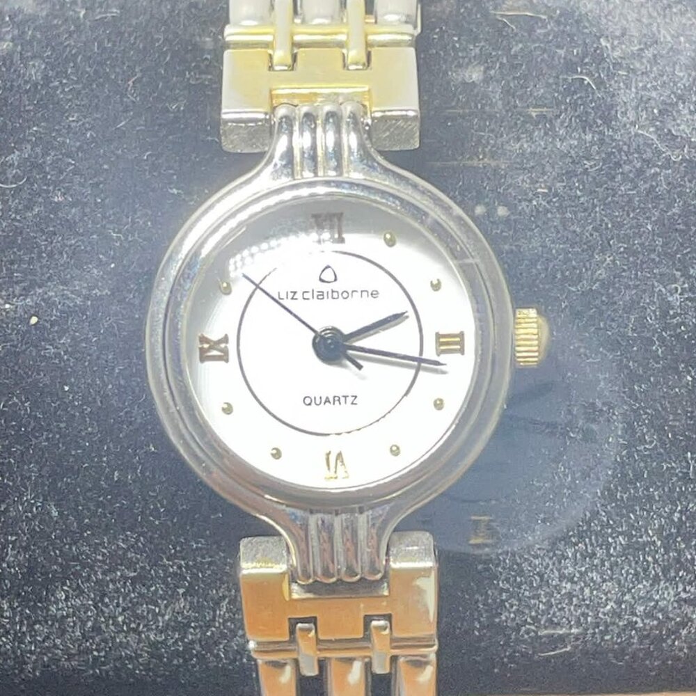 Liz Claiborne Quartz Silver Tone Watch